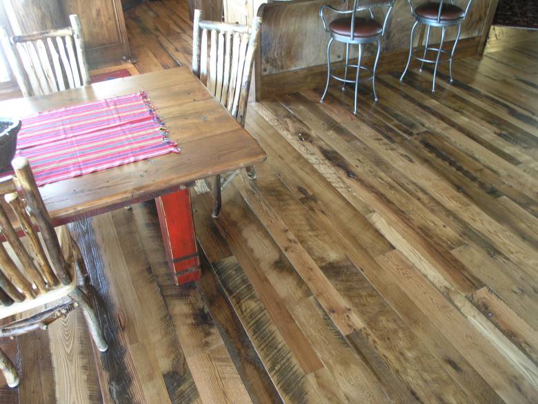 Antique Oak Skip-Planed Flooring